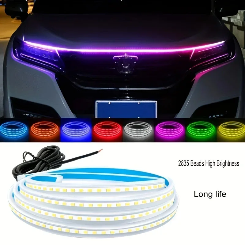 Lighting Bolt Decor - 1 Buah Lampu Kap Mobil LED