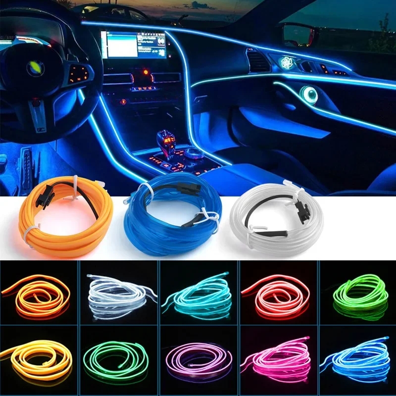 Lighting Bolt Decor - Lampu Led dekoratif Interior mobil, Strip