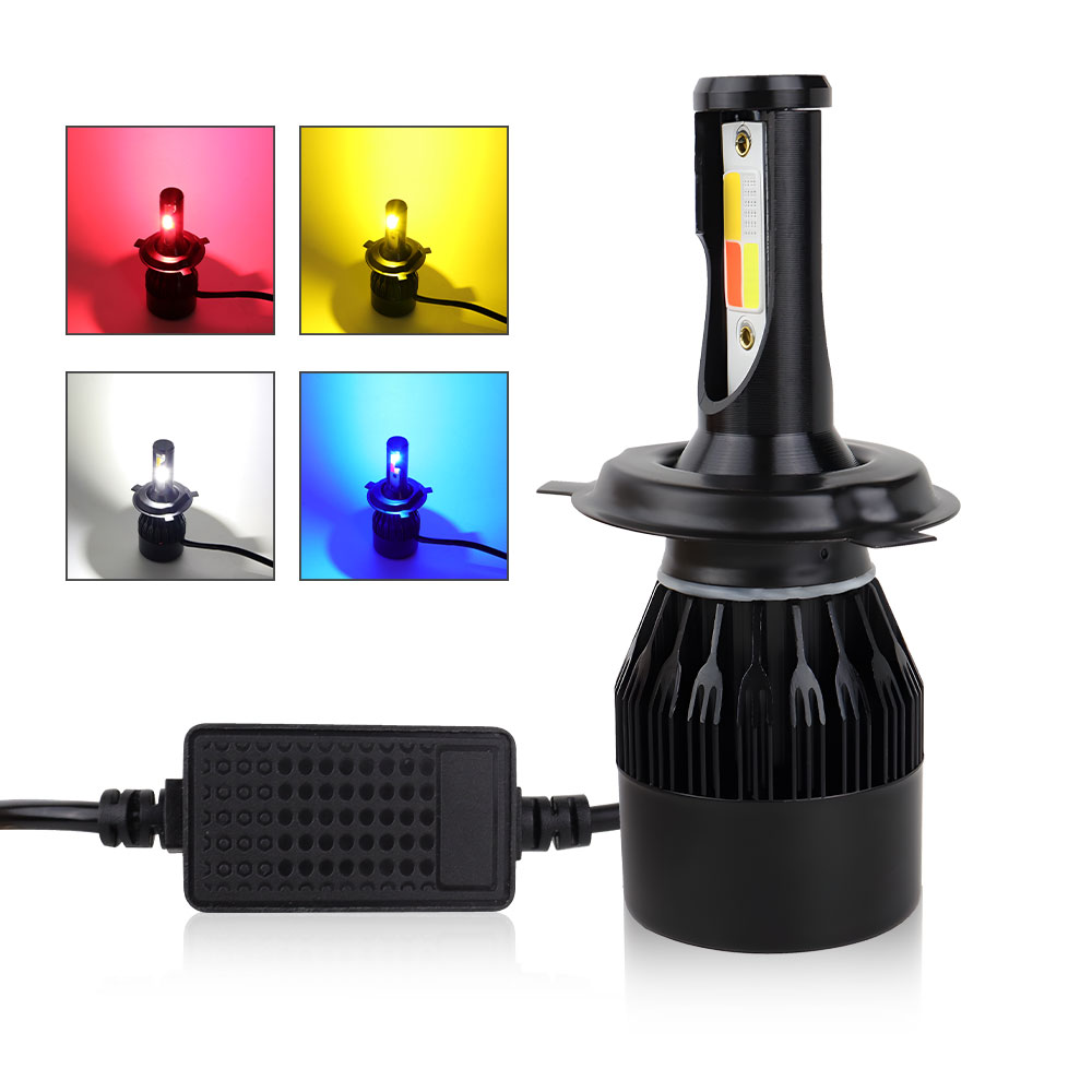 Colour Changing Bulb - Lampu Mobil Flash 4 Warna Lampu