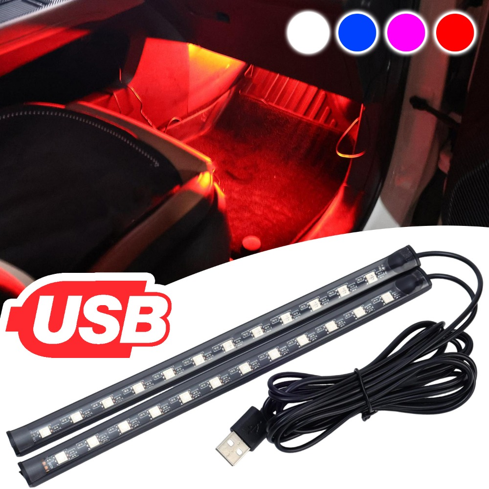 Lighting Bolt Decor - Lampu Strip LED Mobil USB Lampu