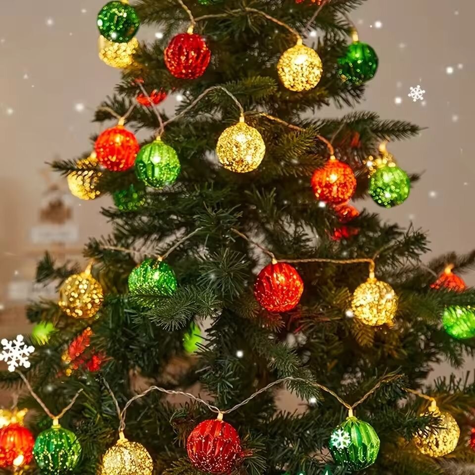 Lighting Christmas Decor - Lampu Hias Natal 1.5M 10LED Putih