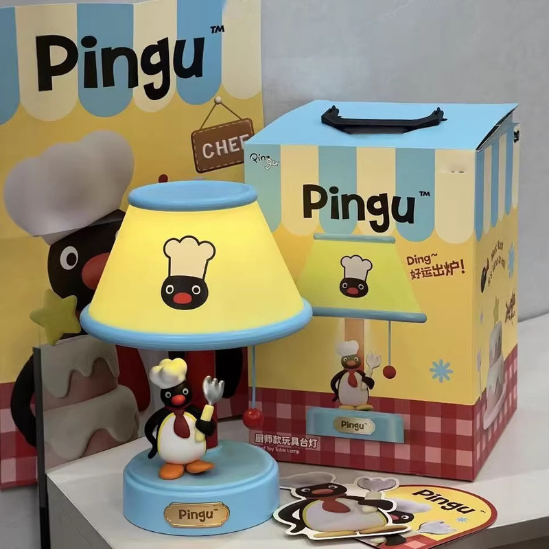 Lighting Decor Items - Lampu Meja Penguin Kartun Lucu Gaya