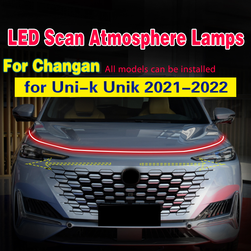 Lighting Bolt Decor - LED Mulai Memindai Garis Lampu Kap