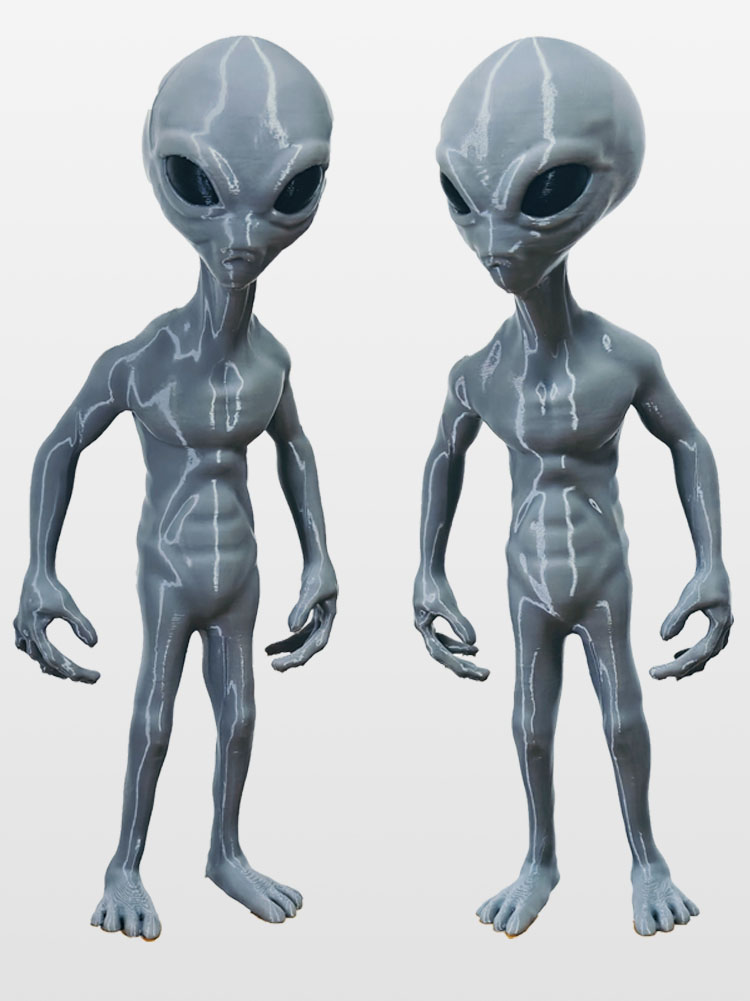 Lighting Mcqueen Bedroom Decor - 2025 Baru Roswell UFO Abu-abu Alien