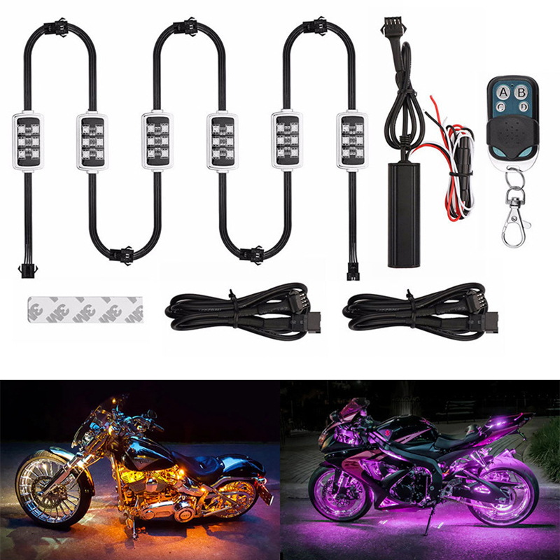 Lighting Bolt Decor - Niscarda Mobil Sepeda Motor RGB LED