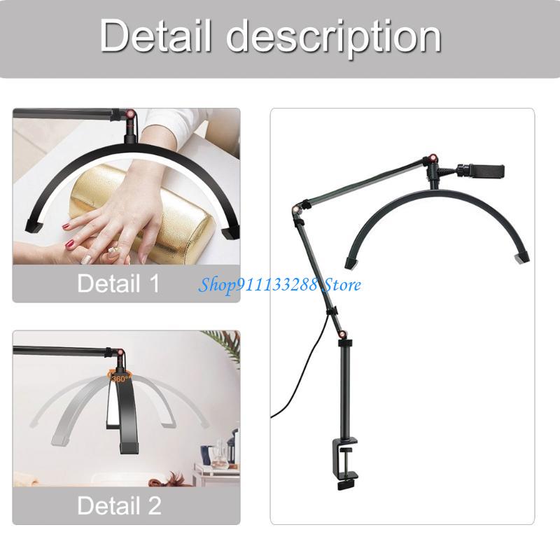 Led Moon Lamp - G88D Lampu Setengah Bulan Cincin Video