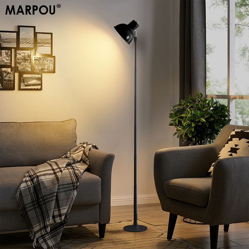 Floor Lamp Tripod - MARPOU Lampu Lantai Dapat Disesuaikan dengan