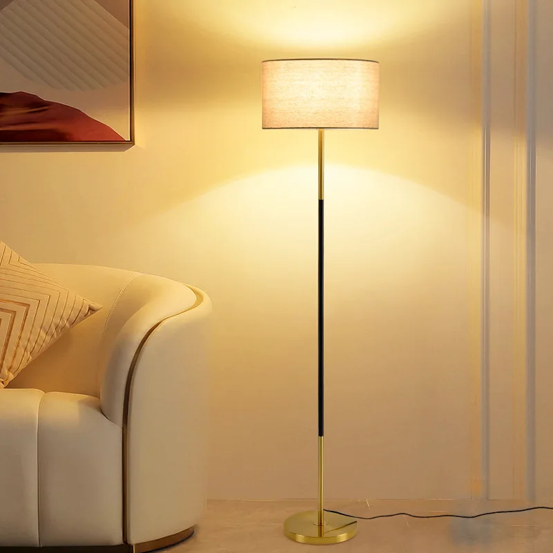 Lampu Lantai Led Kain Sederhan - Floor Lamp Tripod ulasan dan harga