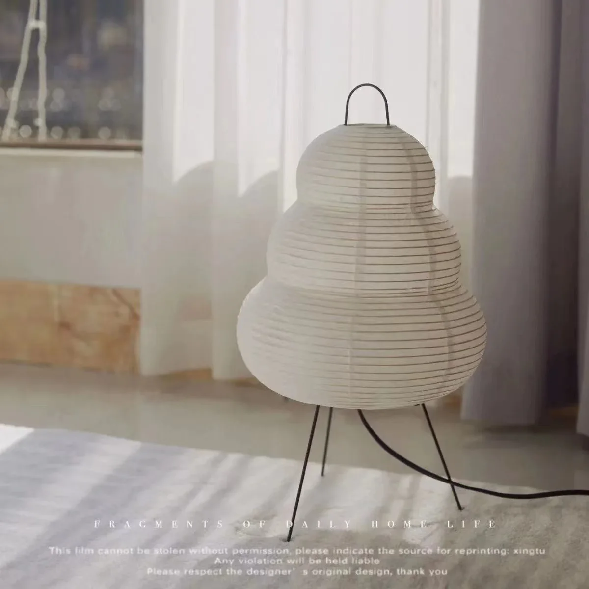 Lampu Lantai Tripod Wabi-sabi  - Floor Lamp Tripod ulasan dan harga