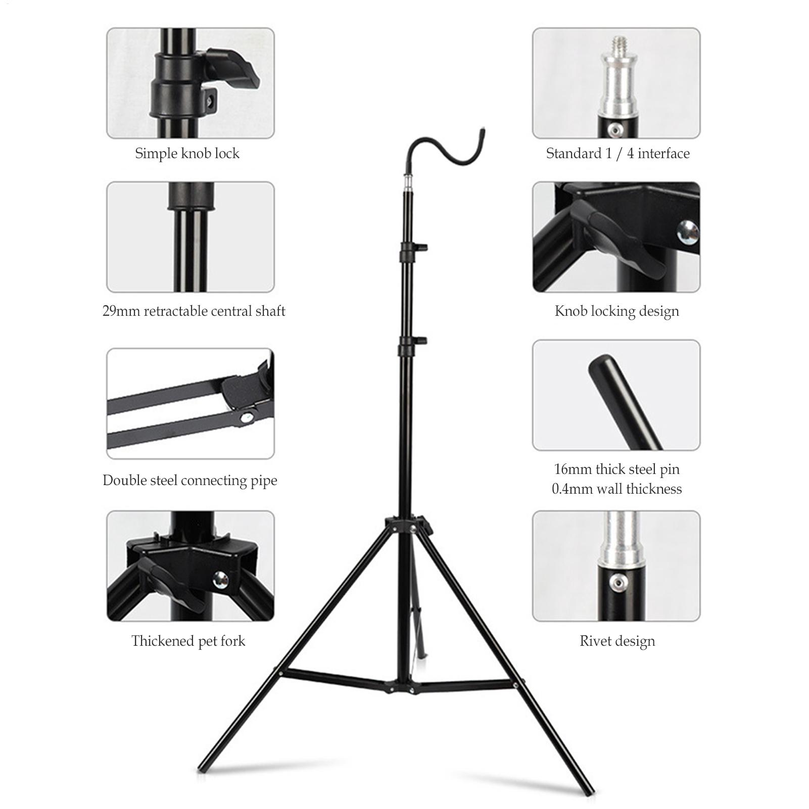 2m Stand Lampu Camping Lipat T - Floor Lamp Tripod ulasan dan harga