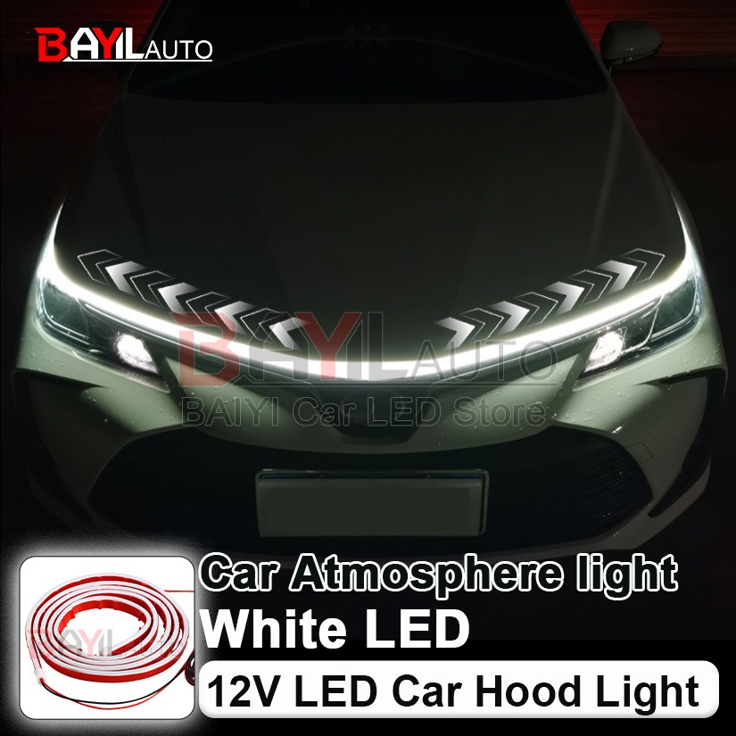 Lampu Strip Kap Mobil Putih 12 - Ambient Led Strip ulasan dan harga