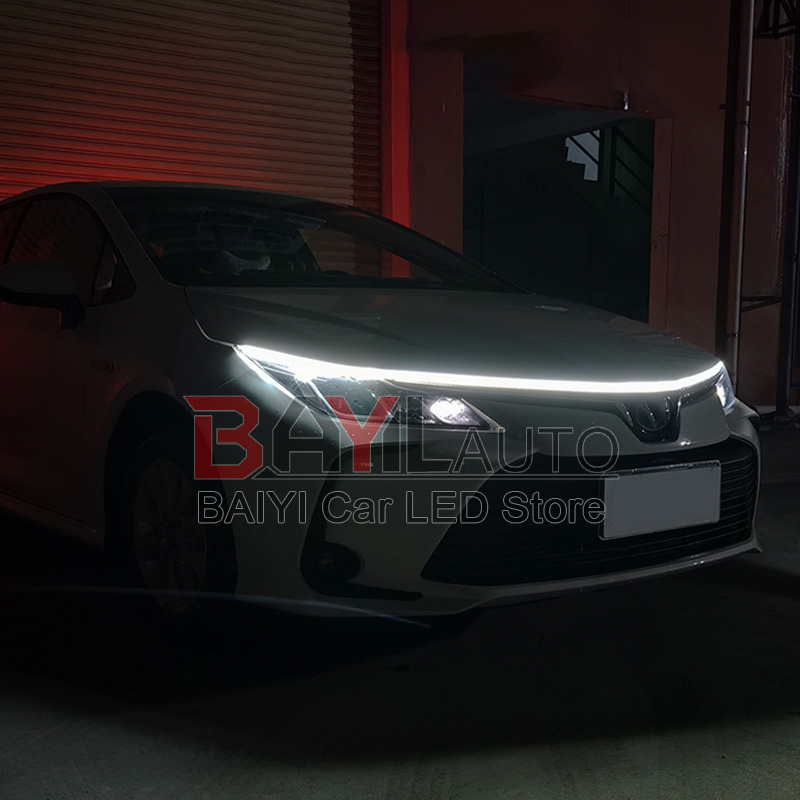 Lampu Strip Kap Mobil Putih 12 - Ambient Led Strip ulasan dan harga