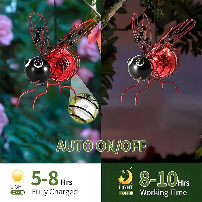 Lampu Simulasi Lebah Surya A33 - Lighting Bug Decor ulasan dan harga