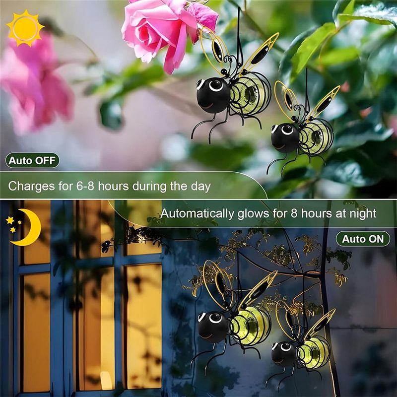 Lampu Simulasi Lebah Tenaga Su - Lighting Bug Decor ulasan dan harga