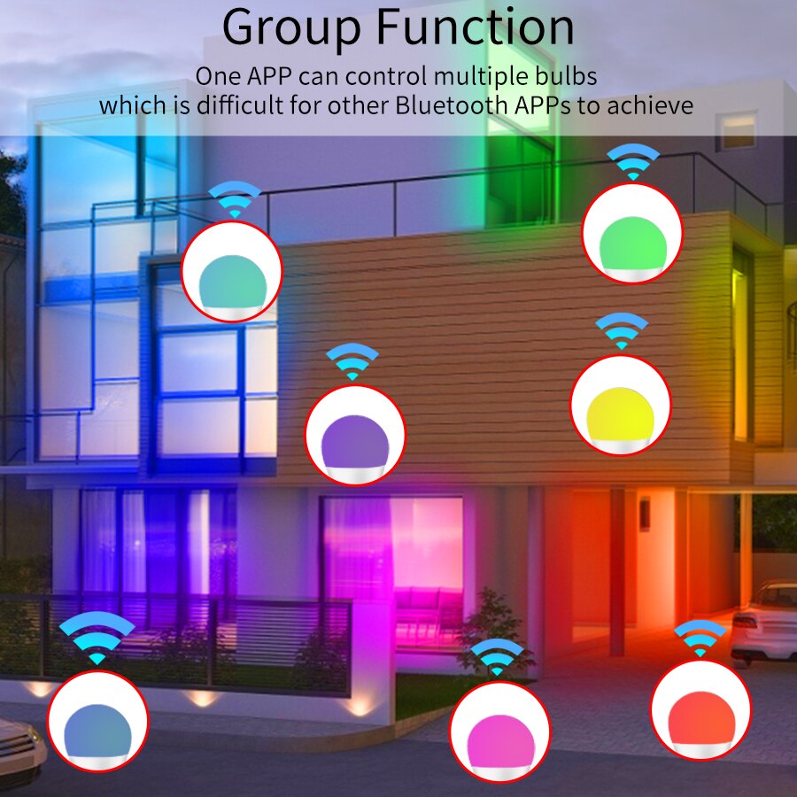 Lampu LED Bluetooth Tuya Dapat - Colour Changing Bulb ulasan dan harga