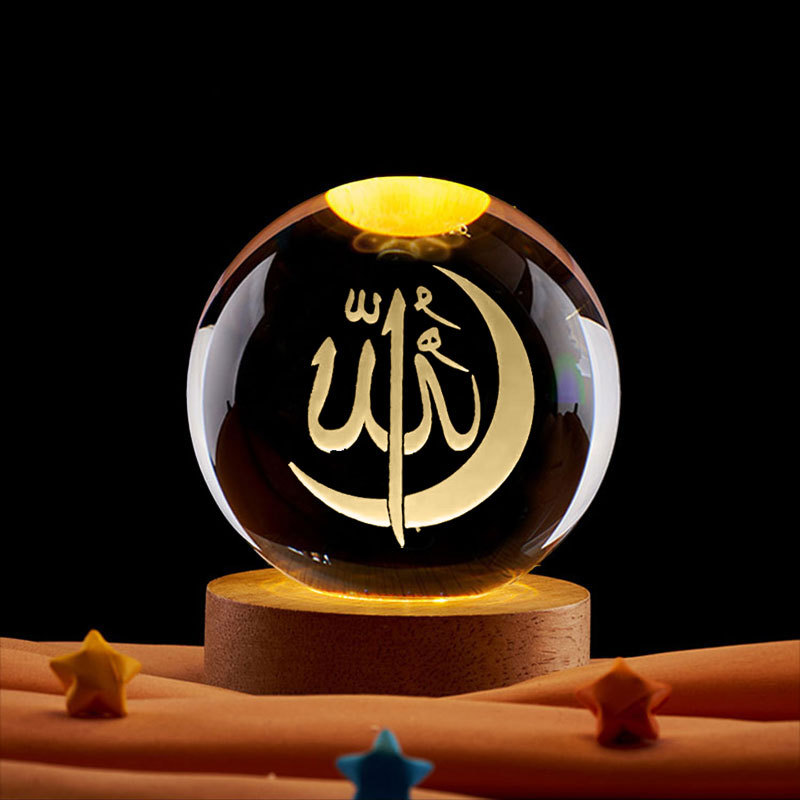 Dekorasi Ramadan Bola Kristal  - Led Moon Lamp ulasan dan harga