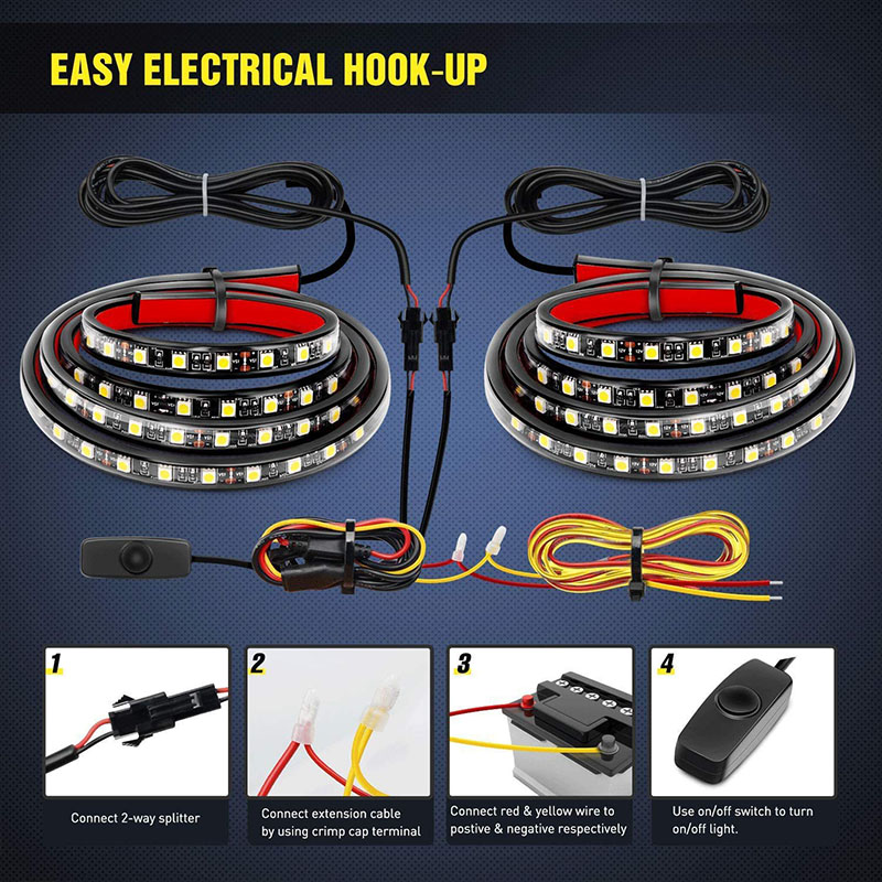 Kit Lampu Strip LED Tahan Air  - Lighting Bolt Decor ulasan dan harga
