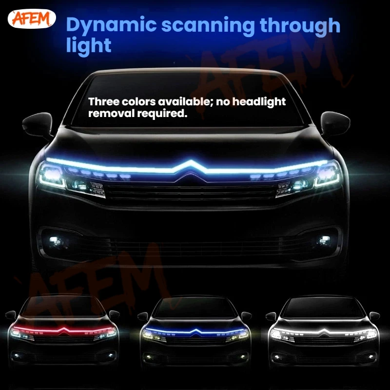 Lampu Atmosfer Kap Mesin LED U - Lighting Bolt Decor ulasan dan harga