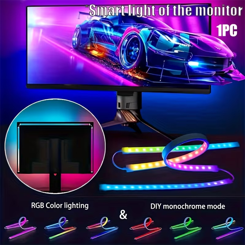 Lampu Gaming RGB Strip Lampu L - Ambient Led Strip ulasan dan harga