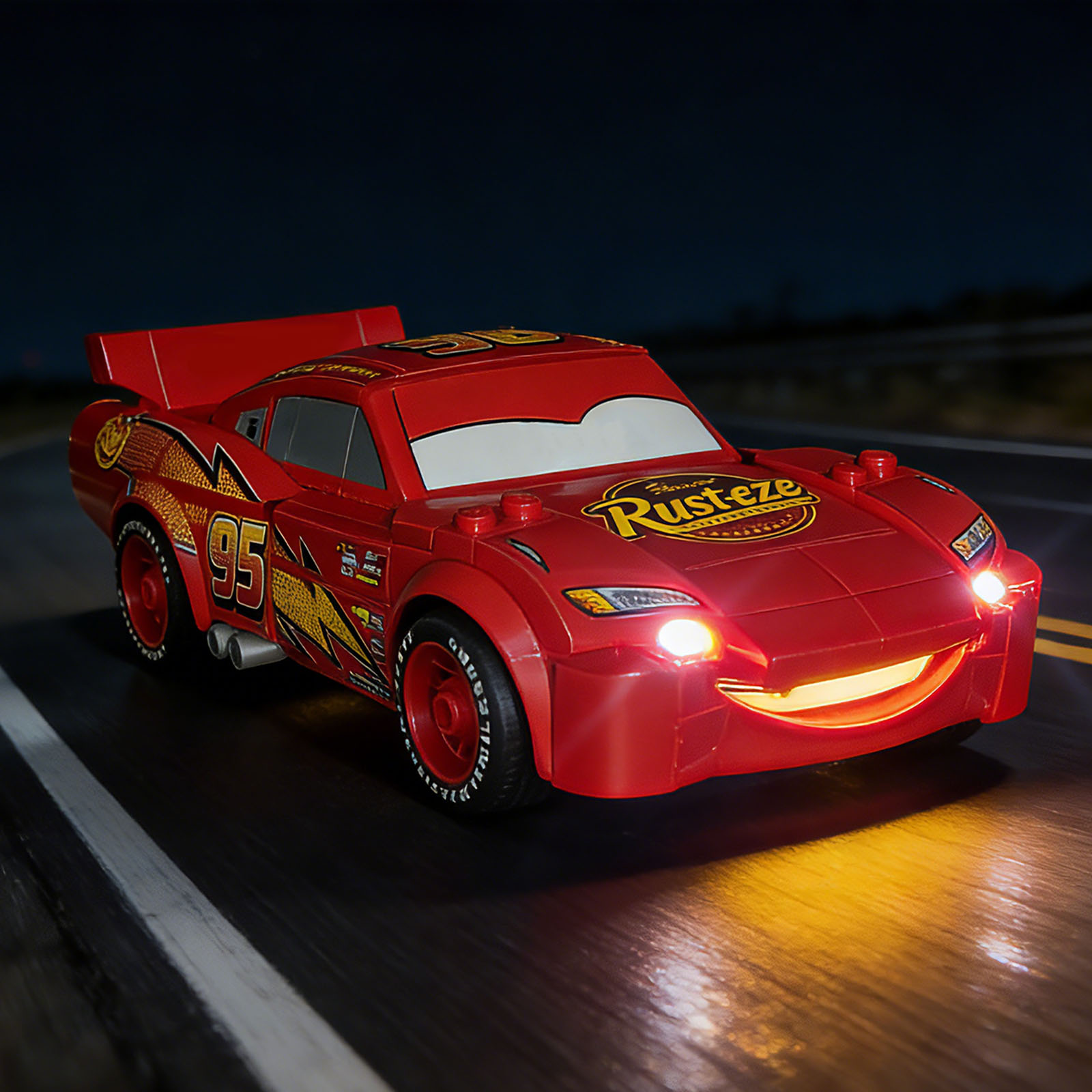 Kit Pencahayaan LED LYBMTWF Ko - Lighting Mcqueen Wall Decor ulasan dan harga