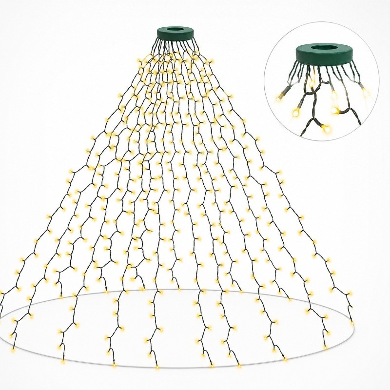 Lampu LED USB Tahan Air, 8 Mod - Lighting Christmas Decor ulasan dan harga