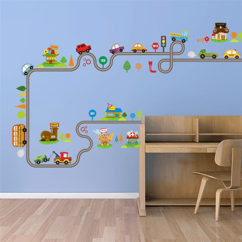 2 Buah/Lot Stiker Dinding Jalu - Lighting Mcqueen Bedroom Decor ulasan dan harga