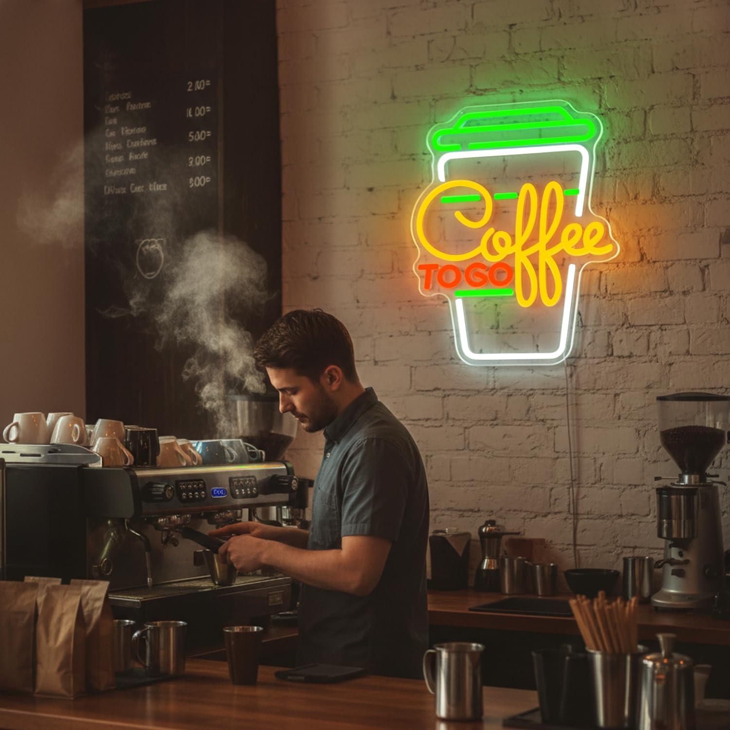 Lampu LED Neon Sign Kopi USB y - Home Lighting And Decor ulasan dan harga