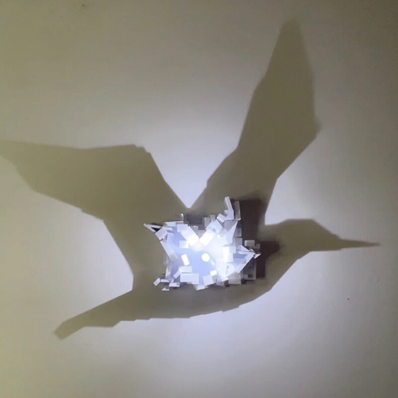 Lampu Tidur 3D Light Shadow Ni - Wall Decor Lighting ulasan dan harga
