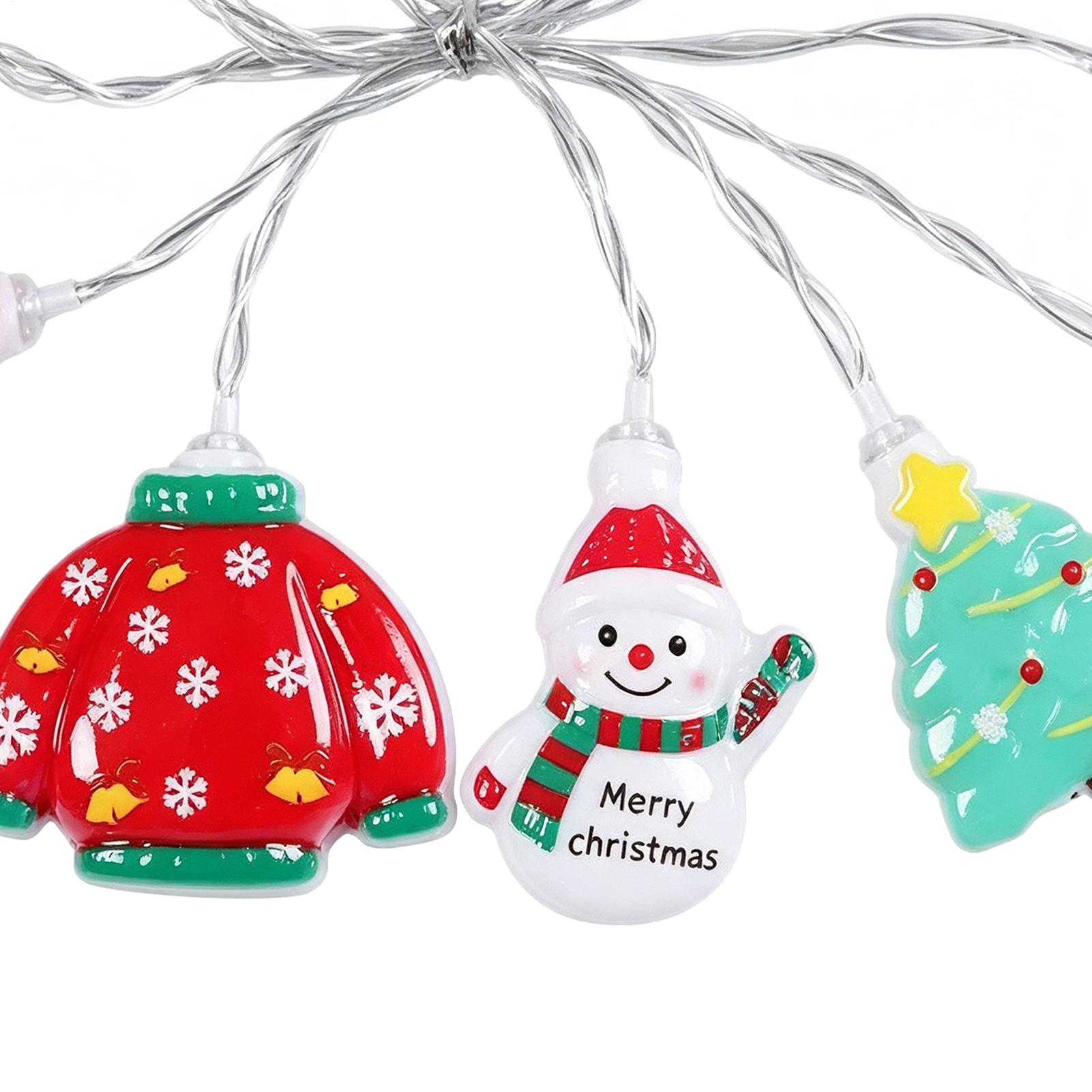Lampu Natal Santa String Tahan - Lighting Christmas Decor ulasan dan harga