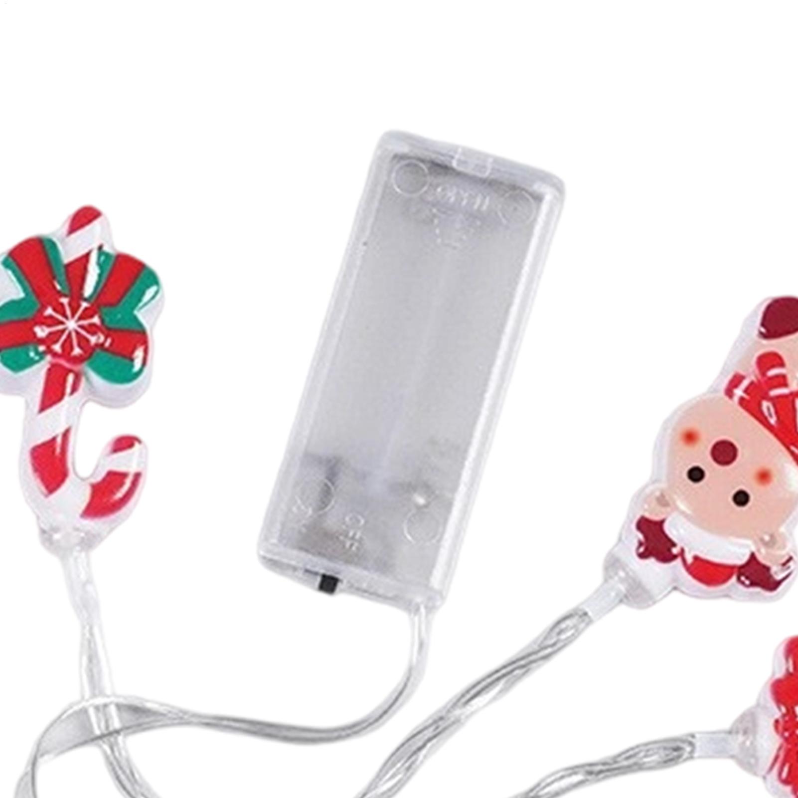 Lampu Natal Santa String Tahan - Lighting Christmas Decor ulasan dan harga
