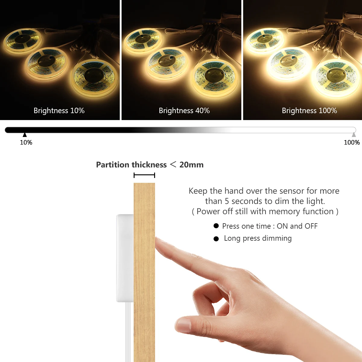 2-6 Buah Kit Lampu Strip LED C - Lighting Bolt Decor ulasan dan harga