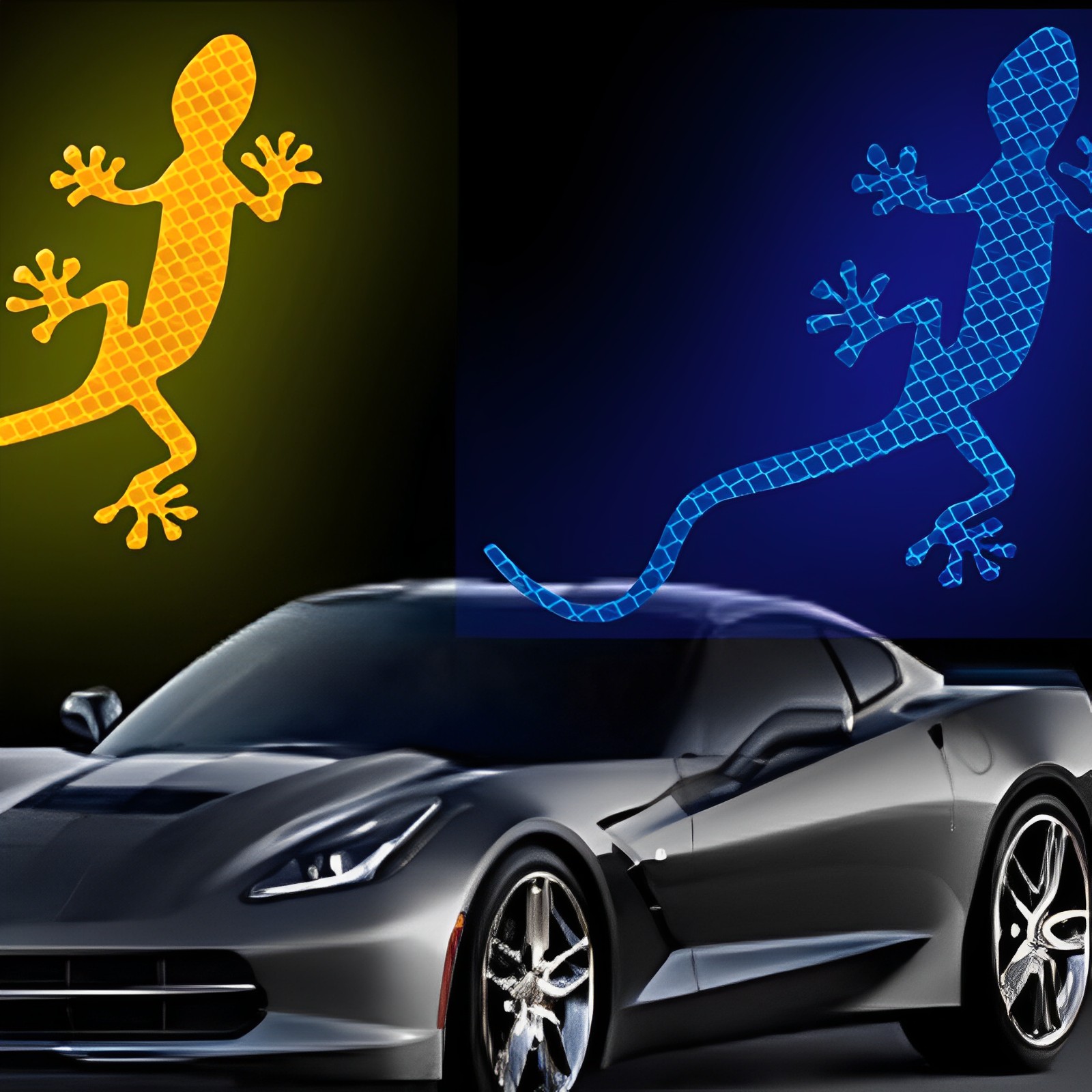 Gecko stiker jendela reflektif - Gecko Lighting & Decor ulasan dan harga