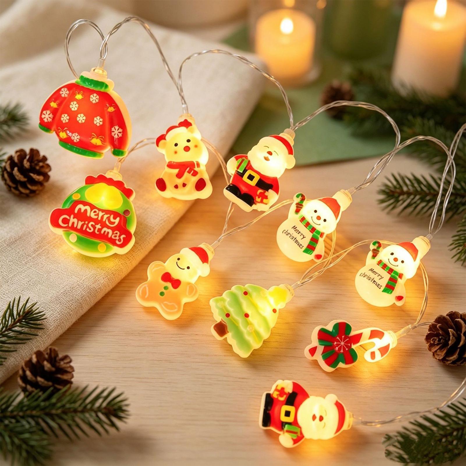Lampu String Santa Claus LED,  - Lighting Christmas Decor ulasan dan harga