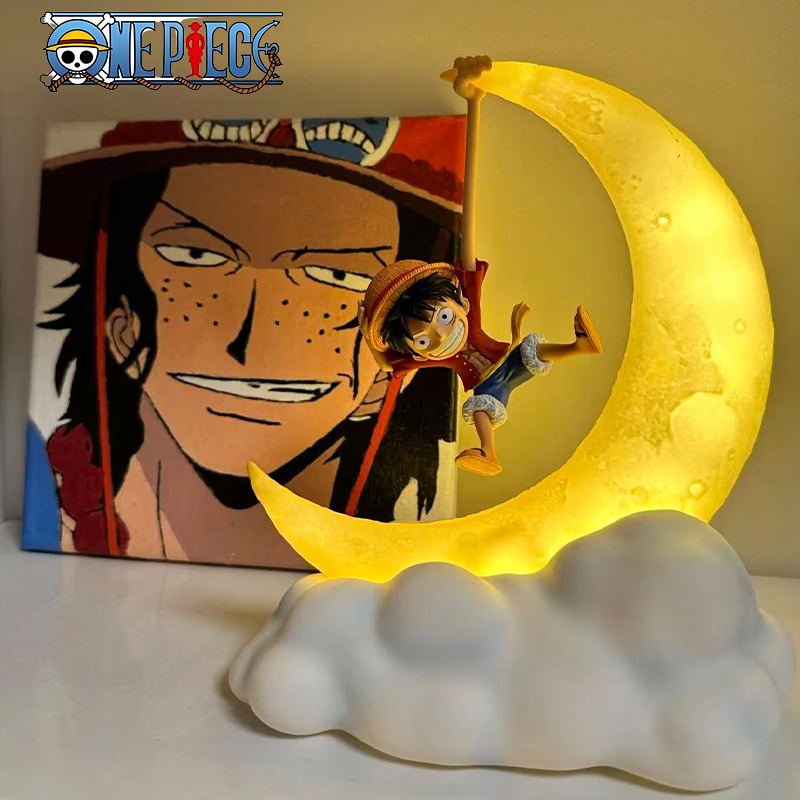 Lampu Malam Anime One Piece Lu - Led Moon Lamp ulasan dan harga