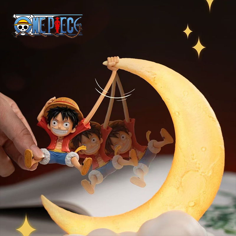 Lampu Malam Anime One Piece Lu - Led Moon Lamp ulasan dan harga