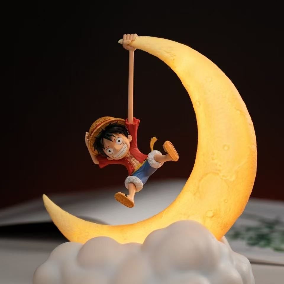 Lampu Malam Anime One Piece Lu - Led Moon Lamp ulasan dan harga